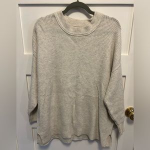 Aerie waffle sweater size small
